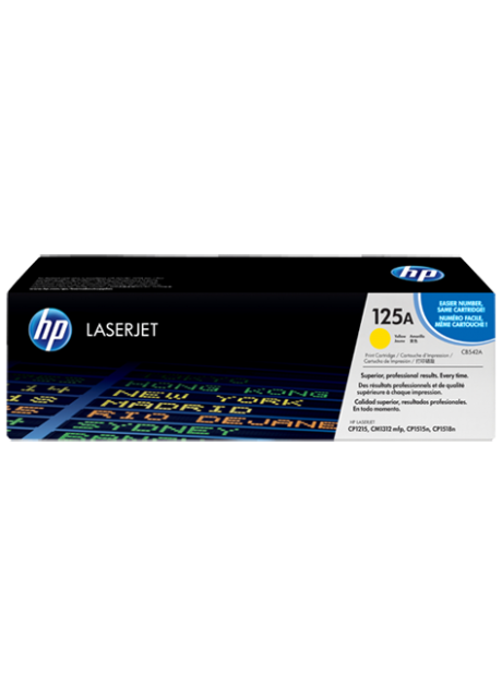 HP 125A Yellow Original LaserJet Toner Cartridge (CB542A)_0