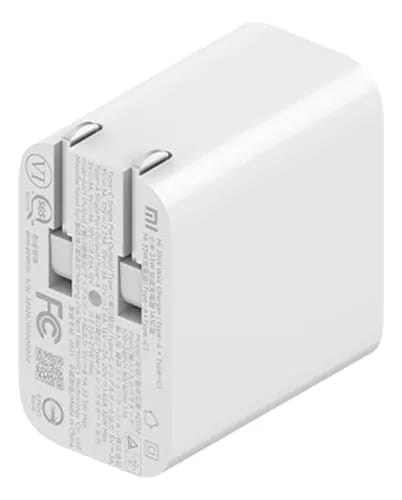 Cargador Xiaomi 33w Usb Versión Carga Rápida De Pared Blanco_0