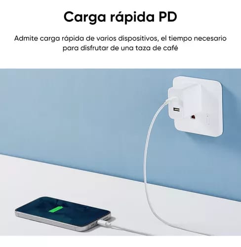 Cargador Xiaomi 33w Usb Versión Carga Rápida De Pared Blanco_7