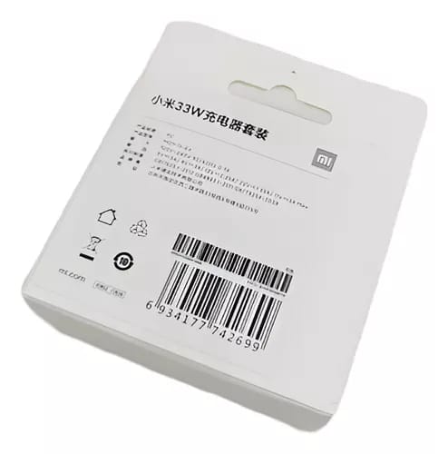 Cargador Xiaomi 33w Turbo Original Con Cable Tipo C Mdy11ex_1