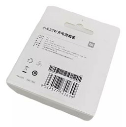 Cargador Xiaomi 33w Turbo Original Con Cable Tipo C Mdy11ex