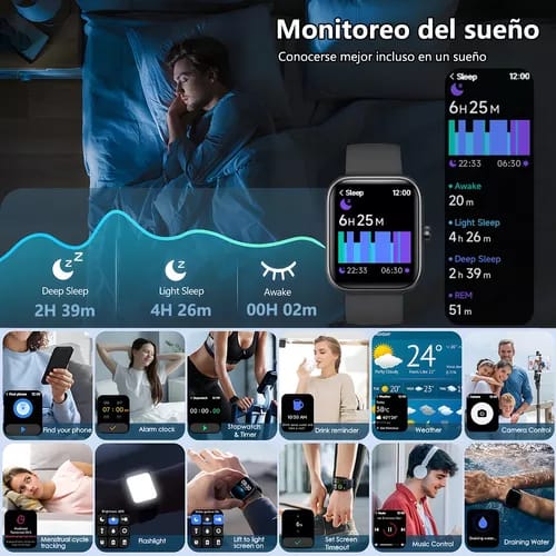 Reloj Smartwatch Mujer Reloje Inteligentes Smart Watch Alexa_10