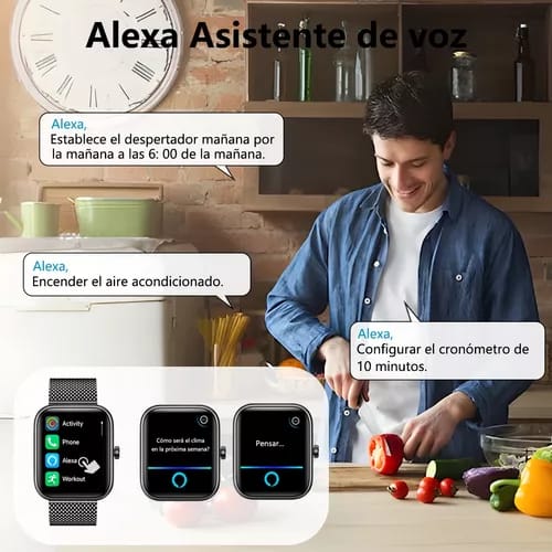 Reloj Smartwatch Mujer Reloje Inteligentes Smart Watch Alexa_11