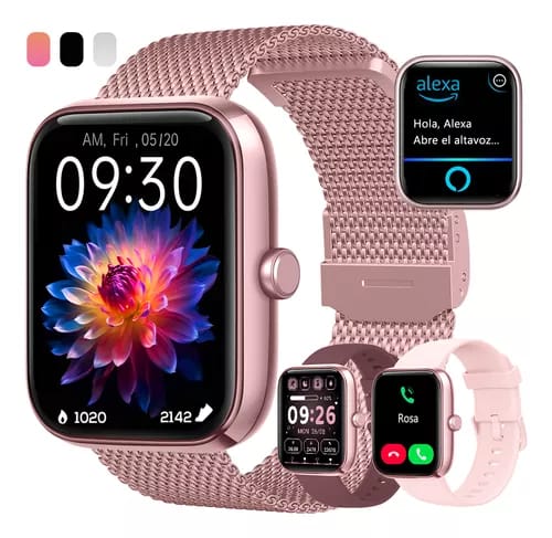 Reloj Smartwatch Mujer Reloje Inteligentes Smart Watch Alexa