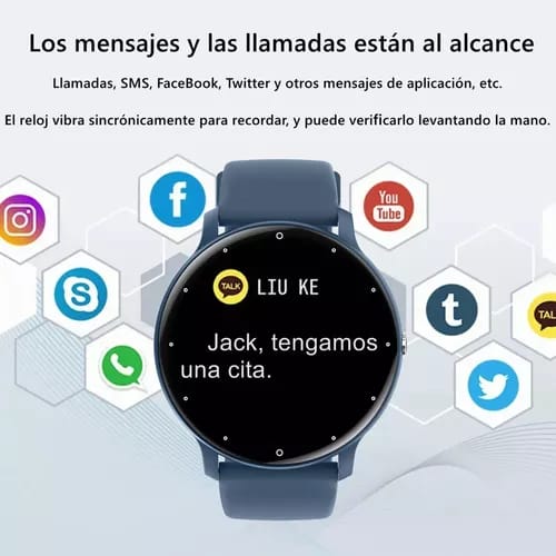 ChiBear Smartwatch Deportivo Impermeable Con Bluetooth Y Llamadas Caja_5
