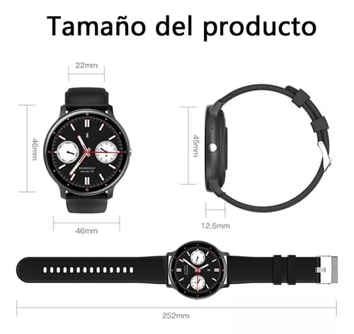 ChiBear Smartwatch Deportivo Impermeable Con Bluetooth Y Llamadas Caja_7