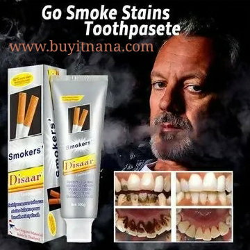 DISAAR SMOKERS STAIN REMOVAL WHITENING CARE TOOTHPASTE 100g