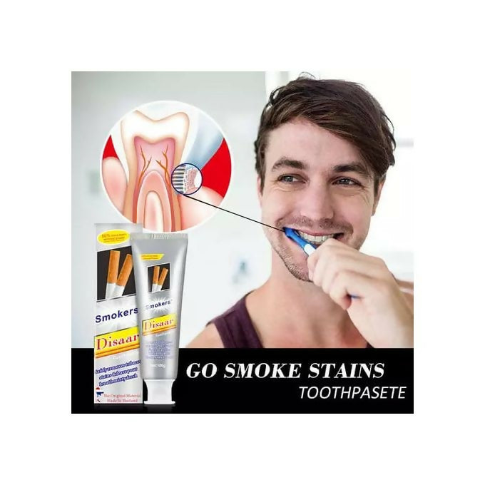  DISAAR SMOKERS STAIN REMOVAL WHITENING CARE TOOTHPASTE 100g_3