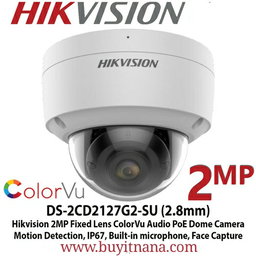 HIKVISION 2MP 2.8mm FIXED LENS COLORVU 