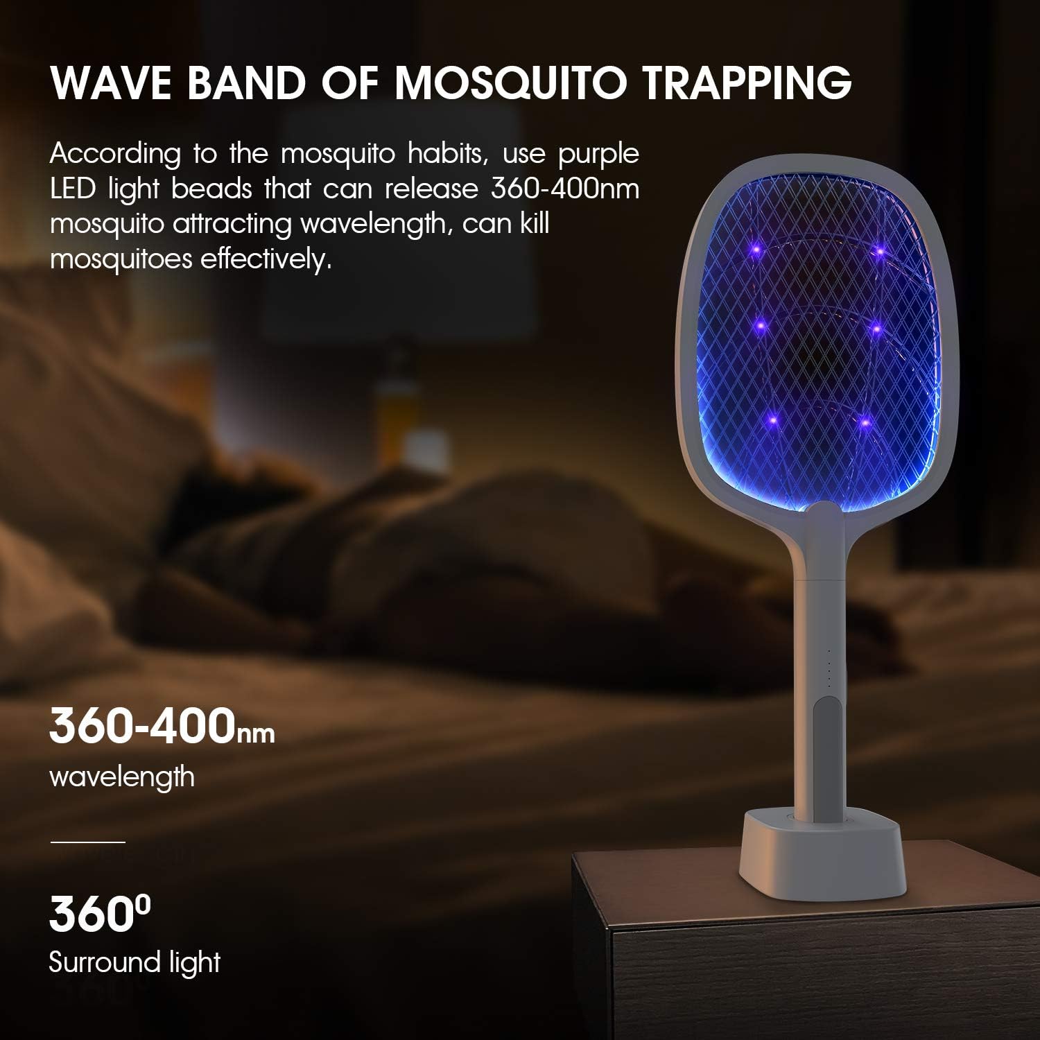 BUG ZAPPER RACKETS & RECHARGEABLE ELECTRIC FLY KILLER _4
