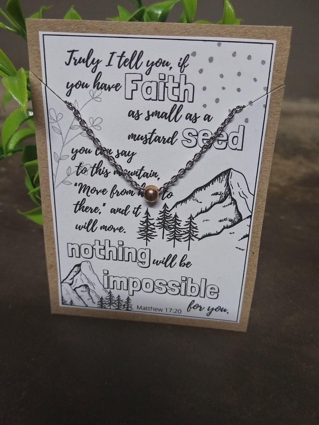 Mustard Seed Necklace