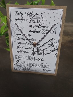 Mustard Seed Necklace 