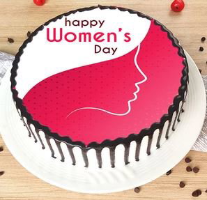 Happy women's cake 