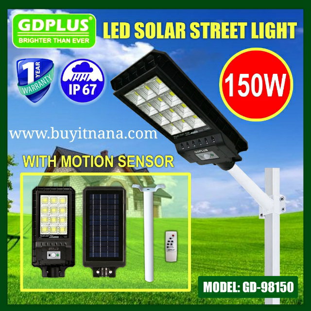 SOLAR STREE LIGHT 150 Watts