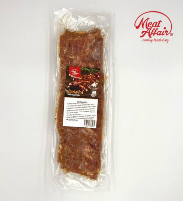 Marinated Meat Meat Affair Marinated Pork Rib - Chicago (500G)_1