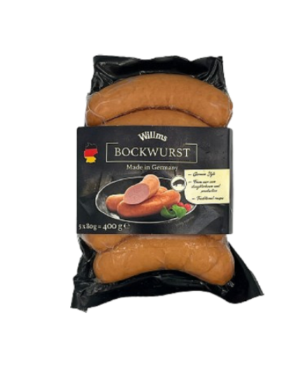 Willms Bockwurst Sausage 400G_0