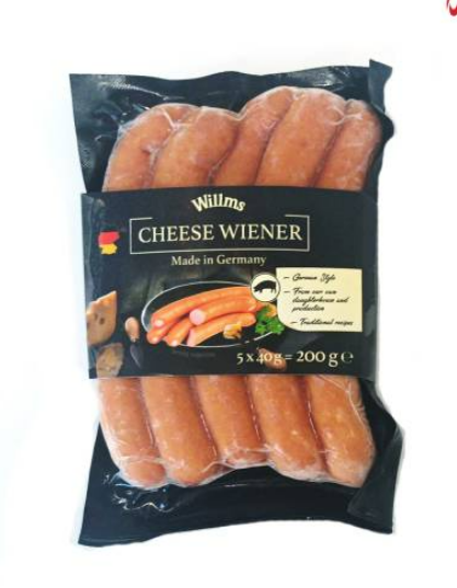 Willms Cheese Weiner 200G_0