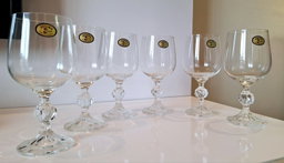 6 Taças de Cristal Bohemia - 230ml