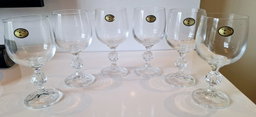 6 Taças de Cristal Bohemia - 230ml