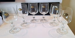 6 Taças de Cristal Bohemia - 230ml