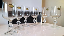 6 Taças de Cristal Bohemia - 230ml