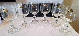 6 Taças de Cristal Bohemia - 230ml
