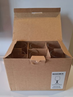 6 Taças de Cristal Bohemia - 230ml