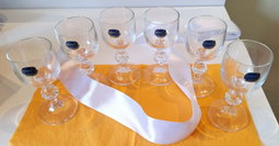 6 Taças de Cristal Bohemia - 50ml