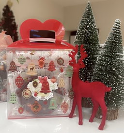 Happy Holiday Cookie Gift Box - 3ct 