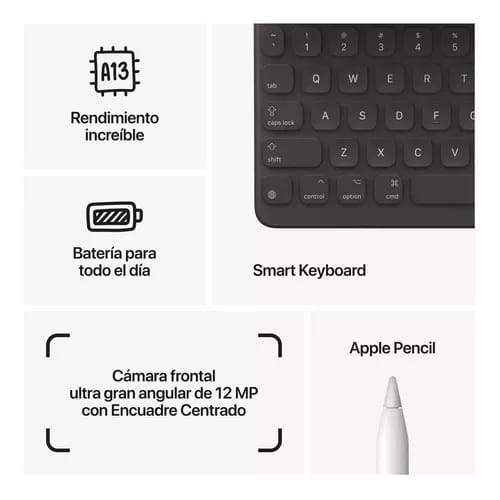 Apple iPad (9ª generación) 10.2" Wi-Fi 64GB - Color plata - Distribuidor Autorizado_6