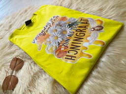  Vriendelijke woorden T-shirt Geel