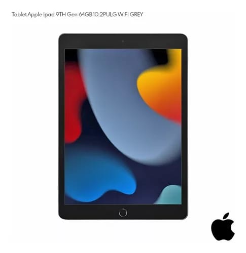 Tablet Apple iPad 9th Gen 64gb 10.2 Gris + Audifonos + Lapiz_3