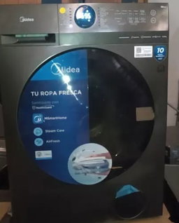 Lavasecadora Carga Frontal Midea Smart Dial 15 Kg / 8 Kg Color Gris