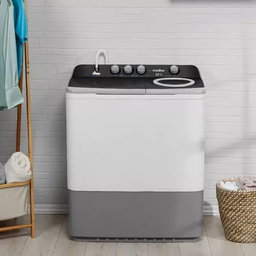 Lavadora Semiautomática 22 Kg Doble Tina Mabe Lmdx2224hbab0 Color Blanco