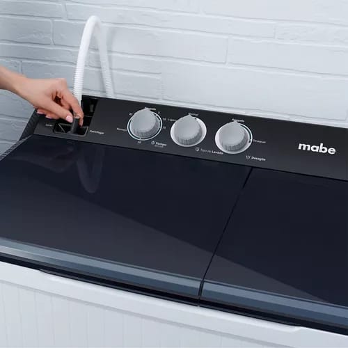 Lavadora Semiautomática 22 Kg Doble Tina Mabe Lmdx2224hbab0 Color Blanco_4