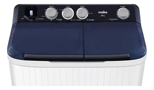 Lavadora Semiautomática 22 Kg Doble Tina Mabe Lmdx2224hbab0 Color Blanco_2