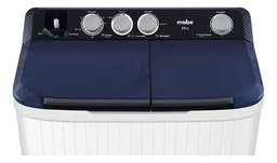 Lavadora Semiautomática 22 Kg Doble Tina Mabe Lmdx2224hbab0 Color Blanco