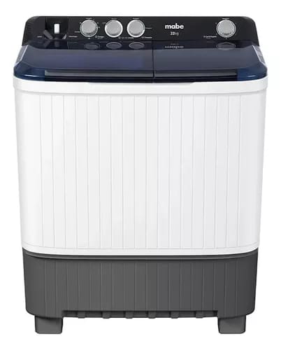 Lavadora Semiautomática 22 Kg Doble Tina Mabe Lmdx2224hbab0 Color Blanco_7