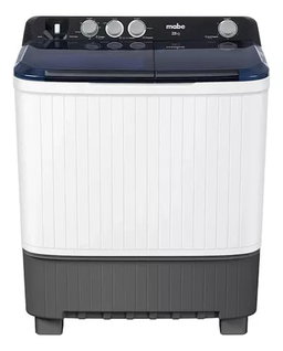 Lavadora Semiautomática 22 Kg Doble Tina Mabe Lmdx2224hbab0 Color Blanco