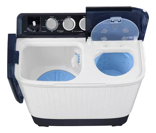 Lavadora Semiautomática 22 Kg Doble Tina Mabe Lmdx2224hbab0 Color Blanco_3