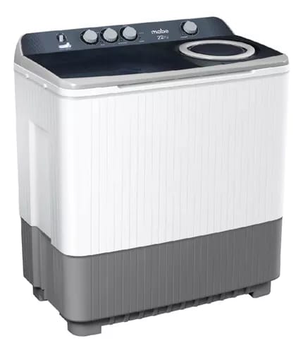 Lavadora Semiautomática 22 Kg Doble Tina Mabe Lmdx2224hbab0 Color Blanco
