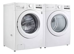 Combo De Lavadora Y Secadora L.g. 20kg Blanco 220v