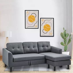 Sillón Sala Sofa Cama Derecho Comodo Elegante Minimalista