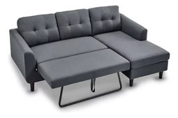 Sillón Sala Sofa Cama Derecho Comodo Elegante Minimalista