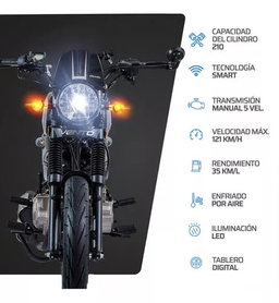 Motocicleta Vento Thriller 210 Negro 2025