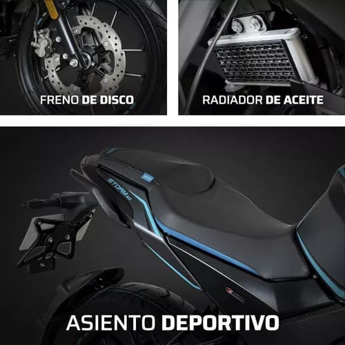 Motocicleta Vento Storm 2.0 300 Negro 2025_3