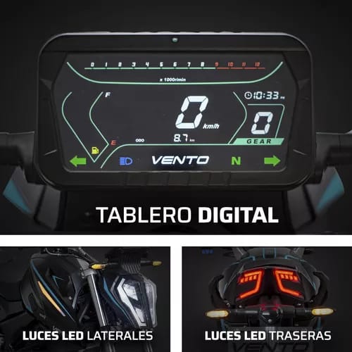 Motocicleta Vento Storm 2.0 300 Negro 2025_5