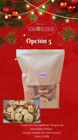 Funda de galletas mini chocolate chips (200gr)