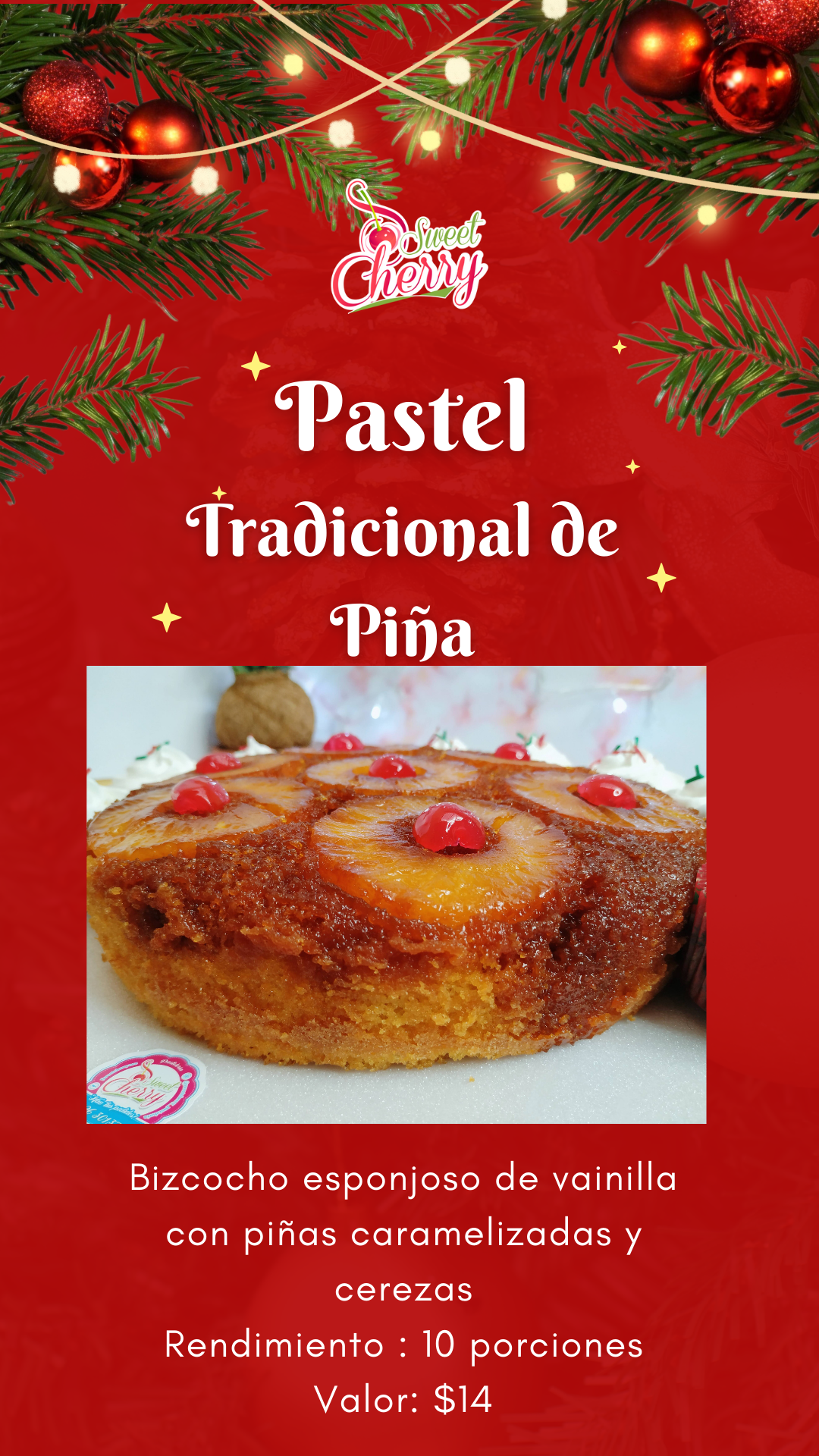 Pastel de piña 