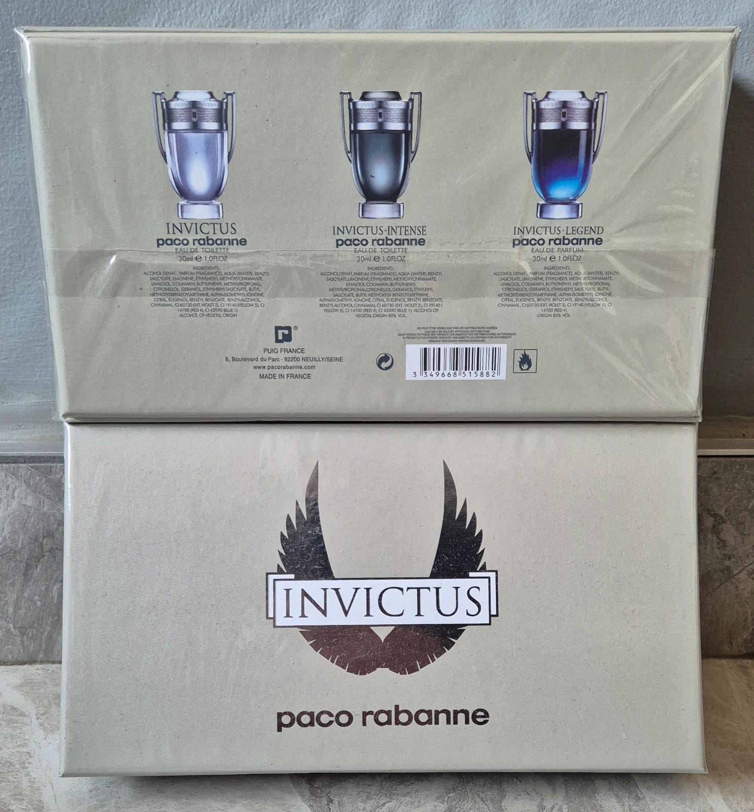 Paco Rabanne Invictus Set (3×30ml) *MEN*_0
